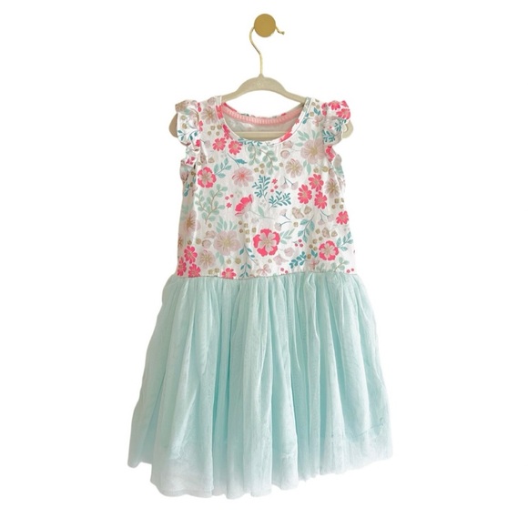 Tommy Bahama Other - Tommy Bahama Floral and Light Blue Kids Dress - Girls 4T